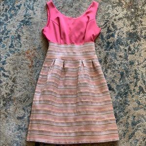 New York & Co Pink Sleeveless Dress